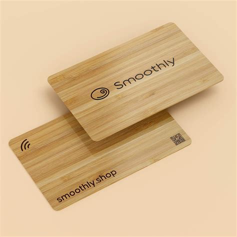 wooden business card nfc|bamboo nfc business cards.